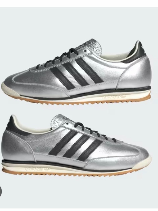 adidas Shoes - Adidas Originals SL 72 OG SilverMetallic/Core Black 9 Retro-Chic Sporty